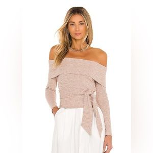 Lovers + Friends off the shoulder sweater